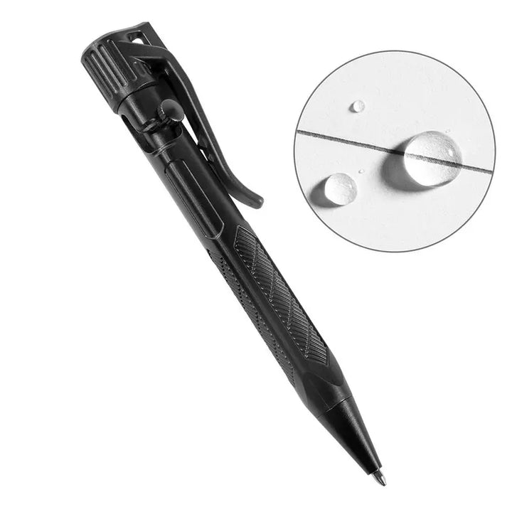 XR20K Rite In The Rain All Weather Mini Bolt-Action Pen w/Clip Refillable – Black – Black Ink