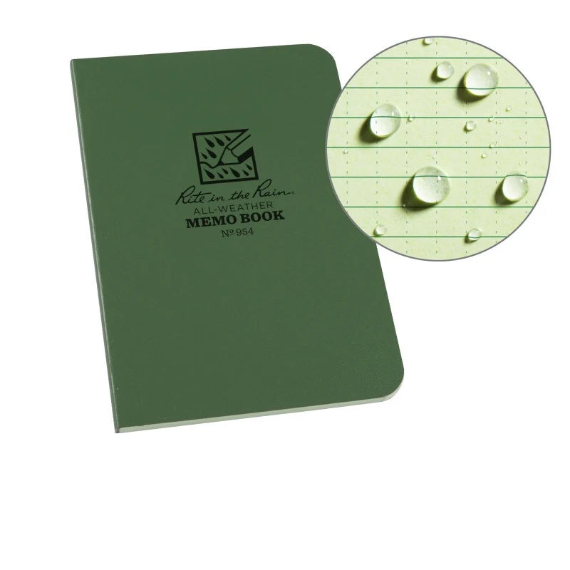 XR954 - 3.15 x 5 Field Flex Notebook - Green