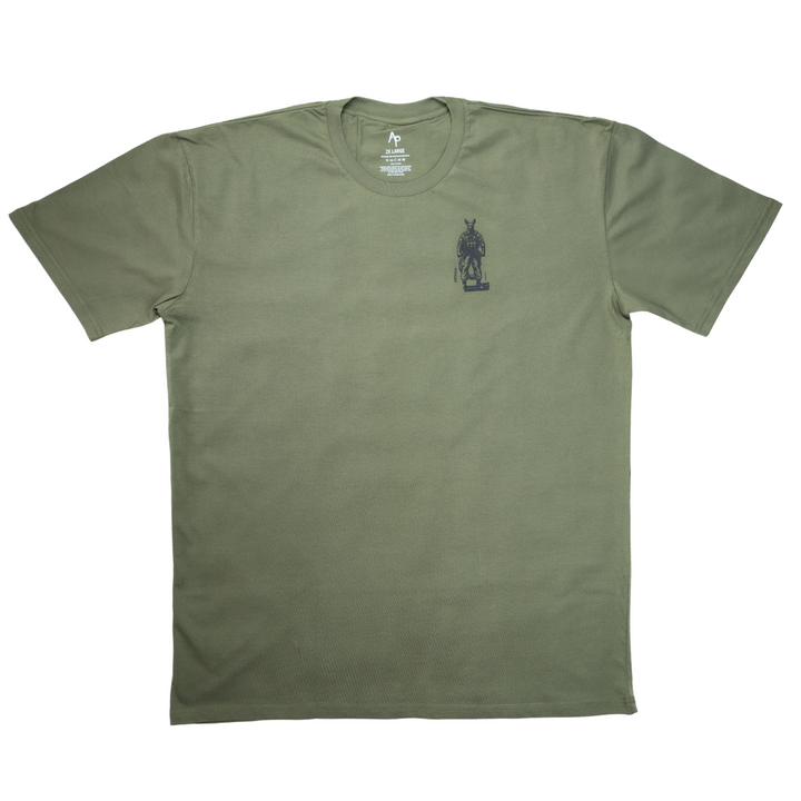 Kangaroo - Branded Shirt - Army Green