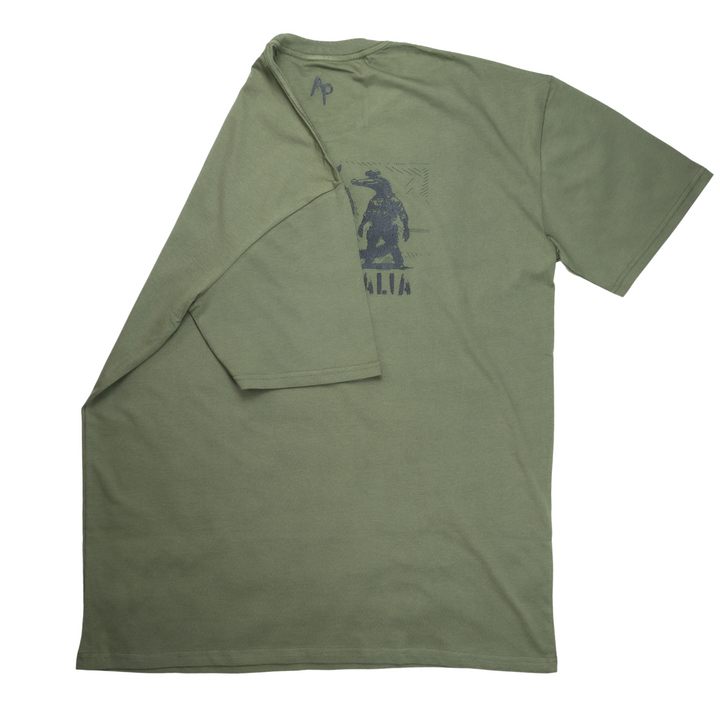 Kangaroo - Branded Shirt - Army Green