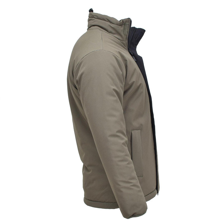 Reversible Insulated Jacket - Black and Olive